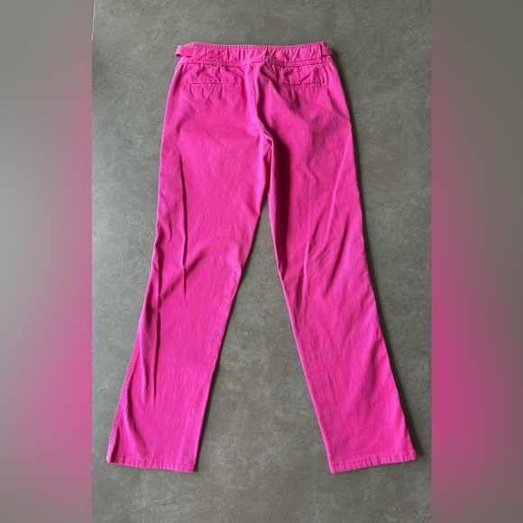 Vintage Tahari Fuchsia Women’s Straight Leg Pants Size 8 - Picture 4 of 12